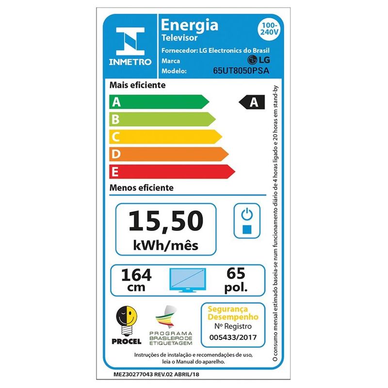 Smart-TV-LG-65-Polegadas-4K-UHD-65UT8050