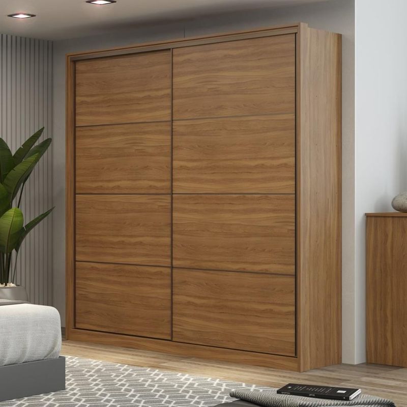 Guarda-Roupa-Solteiro-2-Portas-de-Correr-Flex-Belga-II-Demartez