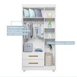 Guarda-Roupa-Infantil-3-Portas-2-Gavetas-Flex-Flocos-Tigus-Baby