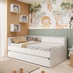Bicama-Infantil-Solteiro-com-Modulo-Lateral-Caracol-Movelbras-