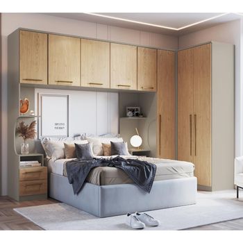 Dormitório Modulado Casal Elegance Móveis Castro