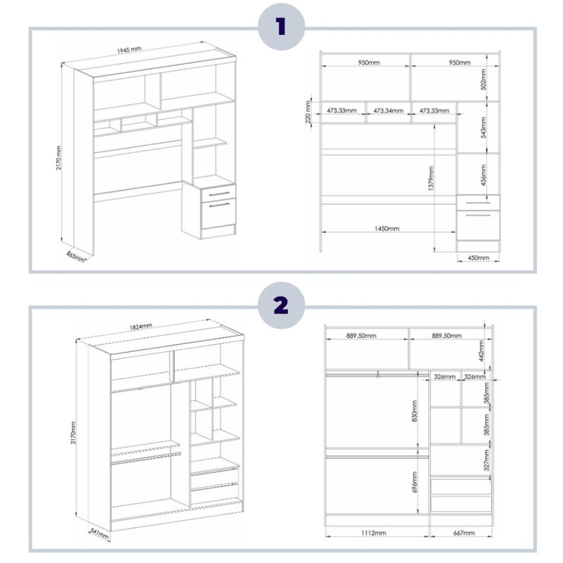 Dormitorio-Modulado-Casal-Espelho-Classic-Moveis-Castro-