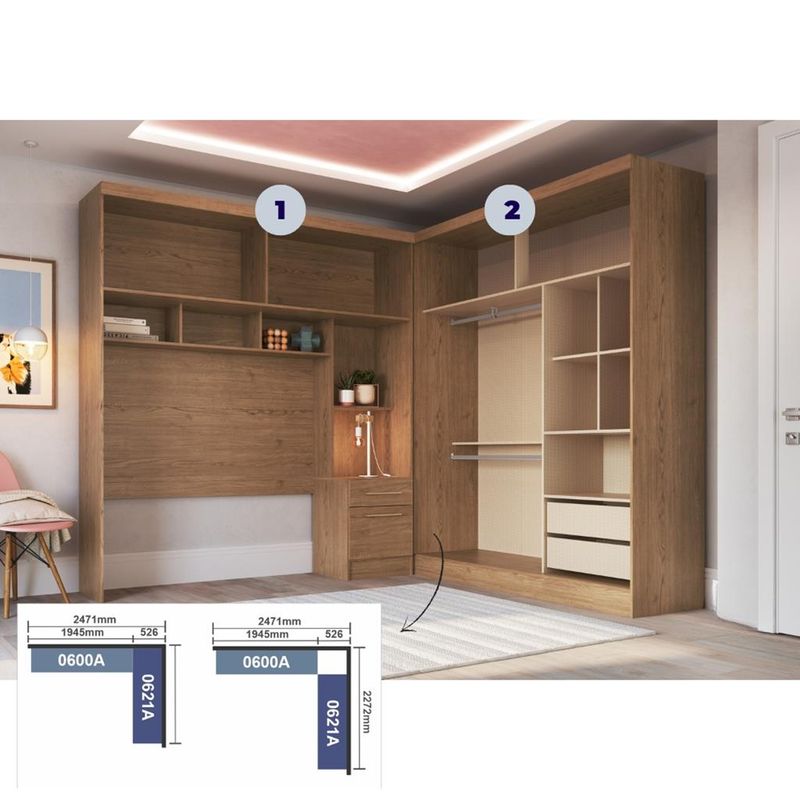 Dormitorio-Modulado-Casal-Espelho-Classic-Moveis-Castro-