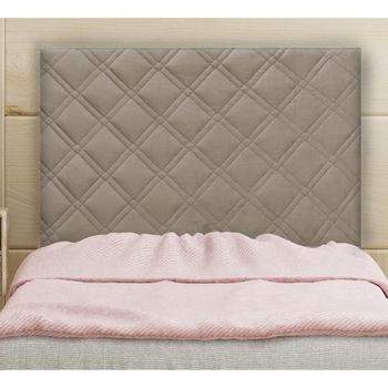 Cabeceira Estofada Solteiro 88cm Veludo Amanda JSW