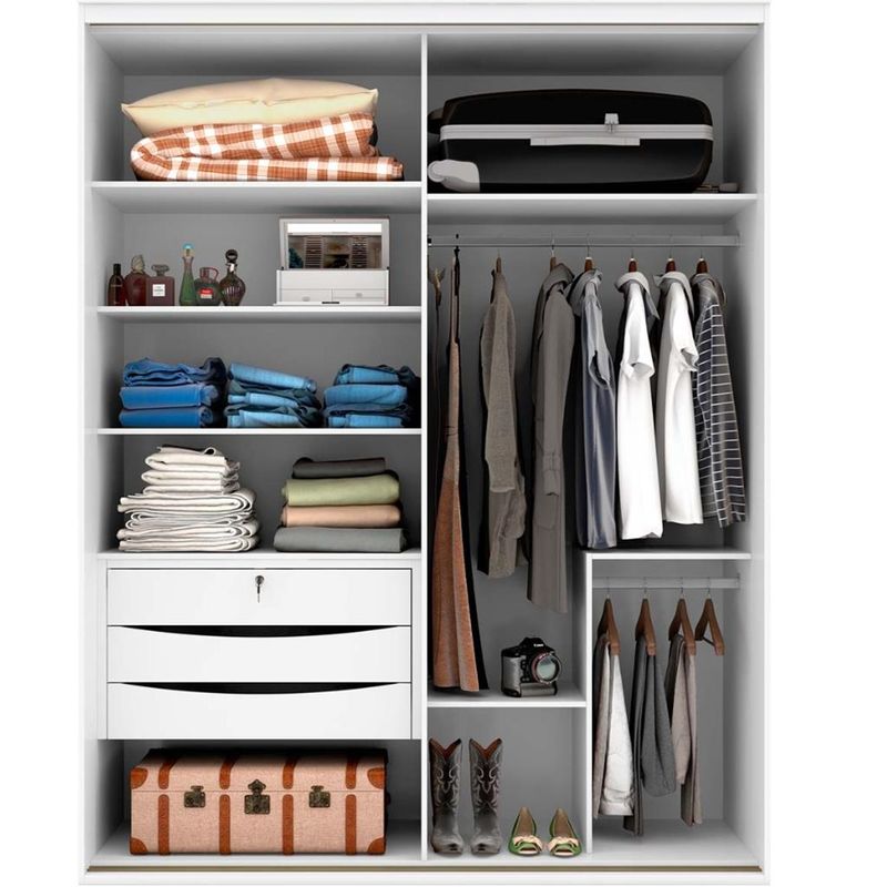 Guarda-Roupa-Casal-com-Espelho-2-Portas-de-Correr-Luminum--Belmax