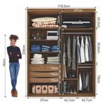 Guarda-Roupa-Casal-com-Espelho-2-Portas-de-Correr-Luminum--Belmax