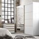 Guarda Roupa Casal com Espelho 2 portas de Correr 100% MDF Eleganza Belmax
