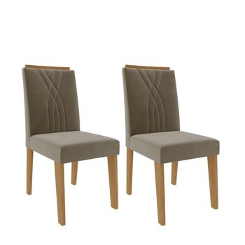 Conjunto 2 Cadeiras Nicole 100 % MDF Cimol