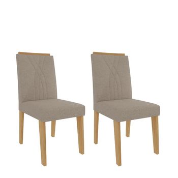 Conjunto 2 Cadeiras Nicole 100 % MDF Cimol