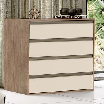 Cômoda 4 Gavetas Em MDF Select Belmax