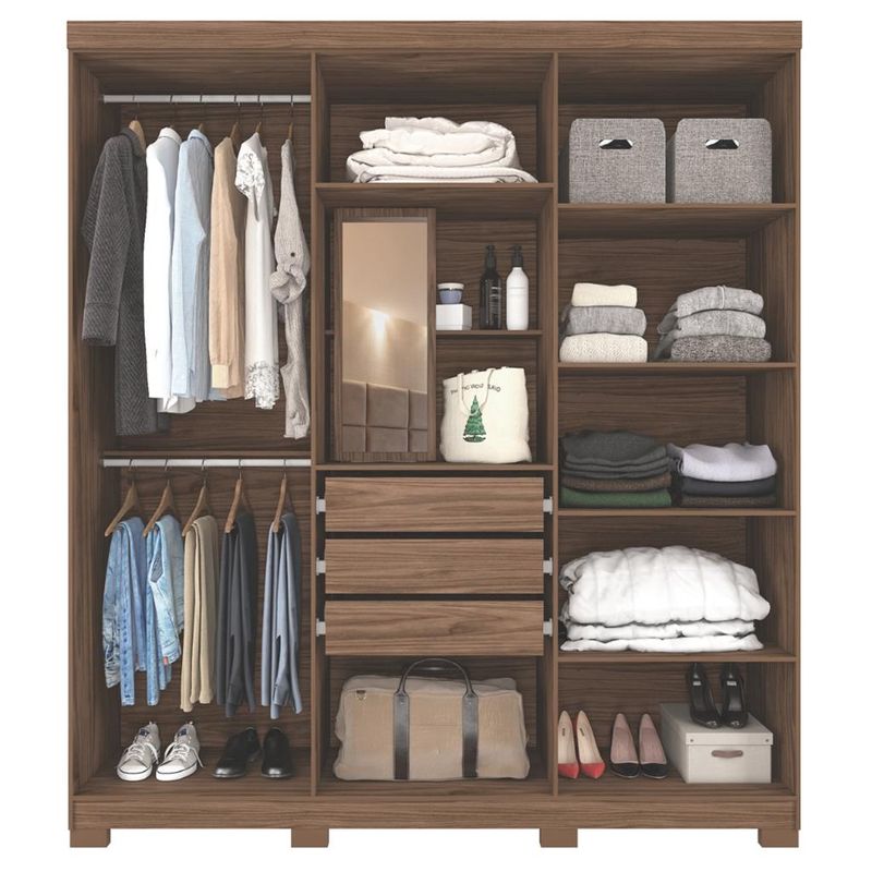 Guarda-Roupa-Casal-com-Pes-6-Portas-100--MDF-Clara-Panan-