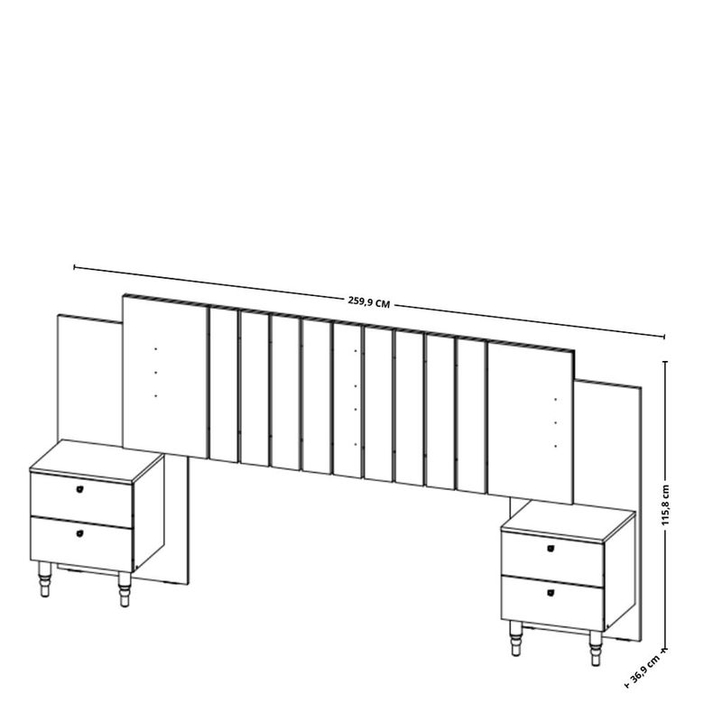 Cabeceira-com-2-Mesas-Lateral-2-Gavetas-100-MDF-Genova-Panan-