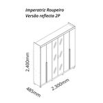 Guarda-Roupa-Casal-com-Vidro-Reflecta-LED-e-Pes-6-Portas-100--MDF-Imperatriz-Gelius