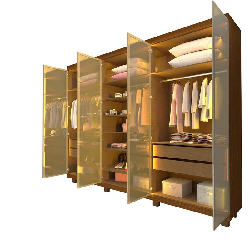 Guarda-Roupa-Casal-com-Vidro-Reflecta-LED-e-Pes-6-Portas-100--MDF-Imperatriz-Gelius