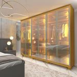 Guarda-Roupa-Casal-com-Vidro-Reflecta-LED-e-Pes-6-Portas-100--MDF-Imperatriz-Gelius