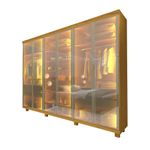 Guarda-Roupa-Casal-com-Vidro-Reflecta-LED-e-Pes-6-Portas-100--MDF-Imperatriz-Gelius