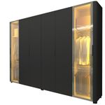 Guarda-Roupa-Casal-com-Vidro-Reflecta-LED-e-Pes-6-Portas-Innova-Gelius