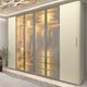 Guarda Roupa Casal com Vidro Reflecta LED e Pés 6 Portas 100% MDF Innova Gelius