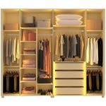 Guarda-Roupa-Casal-com-Vidro-Reflecta-LED-e-Pes-6-Portas-100--MDF-Innova-Gelius