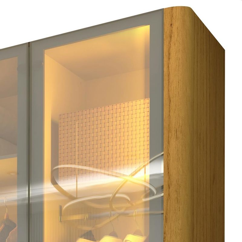 Guarda-Roupa-Casal-com-Vidro-Reflecta-LED-e-Pes-6-Portas-100--MDF-Innova-Gelius