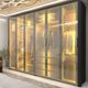 Guarda Roupa Casal com Vidro Reflecta LED e Pés 6 Portas 100% MDF Innova Gelius
