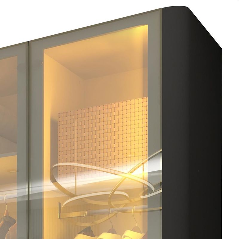 Guarda-Roupa-Casal-com-Vidro-Reflecta-LED-e-Pes-6-Portas-100--MDF-Innova-Gelius