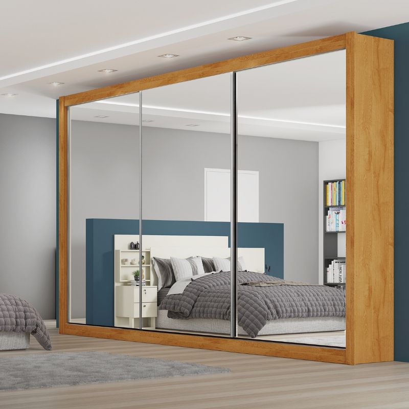 Guarda-Roupa-Casal-com-Espelho-3-Portas-de-Correr-Toronto-Moveis-Europa