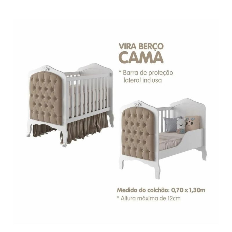 Quarto-de-Bebe-com-Guarda-Roupa-4-Portas-Comoda-e-Berco-Capitone-2-em-1-100-MDF-Laura-Permobili