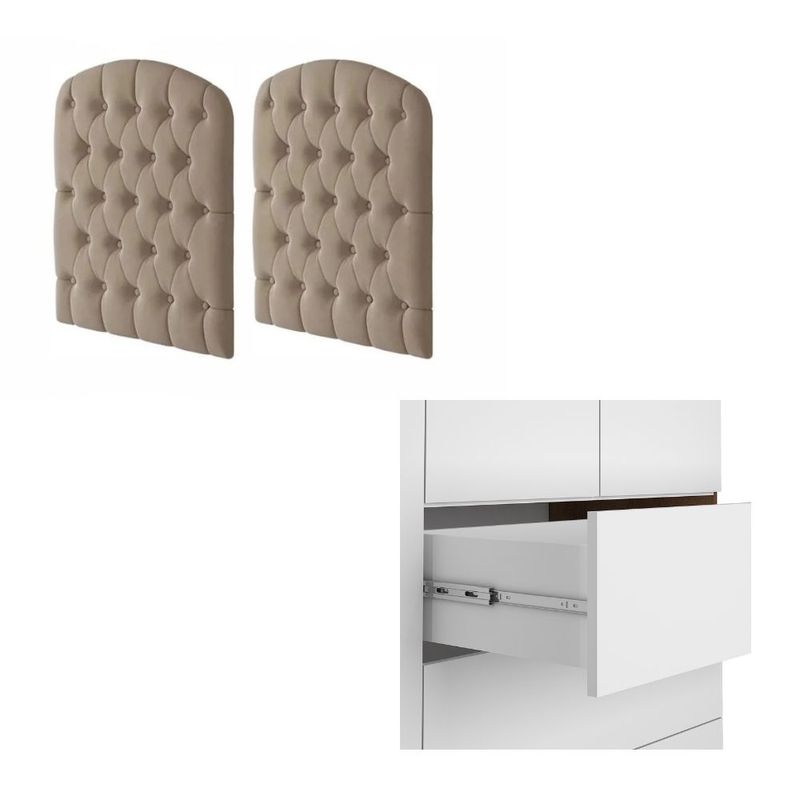Quarto-de-Bebe-com-Guarda-Roupa-4-Portas-Comoda-e-Berco-Capitone-2-em-1-100-MDF-Laura-Permobili