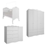 Quarto-de-Bebe-com-Guarda-Roupa-4-Portas-Comoda-Berco-2-em-1-100-MDF-Laura-Permobili