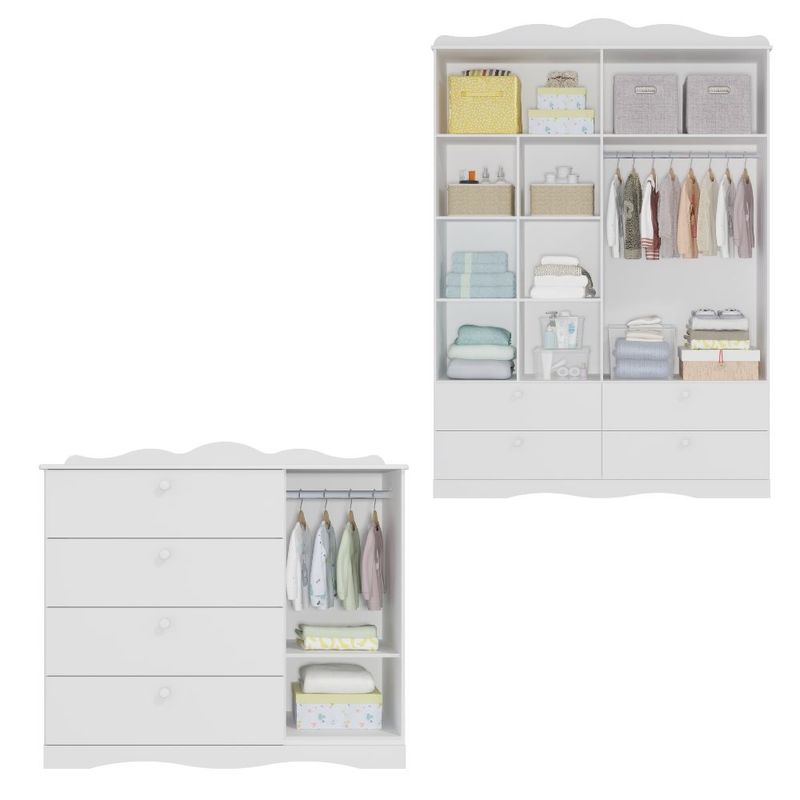 Quarto-de-Bebe-com-Guarda-Roupa-4-Portas-Comoda-Berco-2-em-1-100-MDF-Laura-Permobili