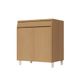 Balcão com Tampo 80cm 2 Portas 1 Gavetas 100% MDF Simone Mendes Nesher