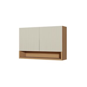 Armário Aéreo 120cm 2 Portas Em MDF Simone Mendes Nesher