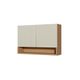 Armário Aéreo 120cm 2 Portas 100% MDF Simone Mendes Nesher