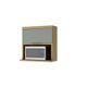 Armário Aéreo Microondas 80cm 1 Porta basculante 100% MDF Marquesa Nesher