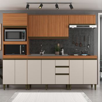 Cozinha Modulada 5 Peças sem Pia Cecilia J Carvalho