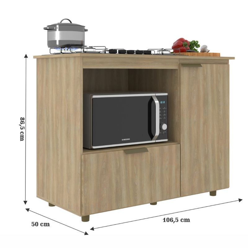 Balcao-para-Cooktop-2-Portas-106cm-Bigger-J-Carvalho