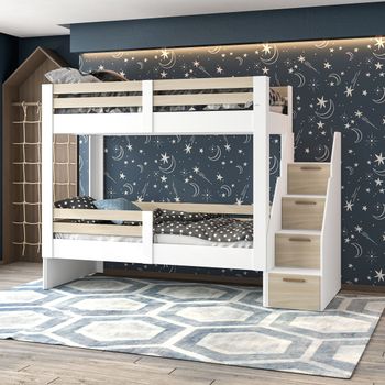 Beliche Infantil Juvenil com Escada  Jade Mobikasa