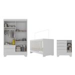 Quarto-de-Bebe-com-Guarda-Roupa-4-Portas-2-Gavetas-Comoda-4-Gavetas-1-Porta-e-Berco-3-em-1-Catavento-Maya-Rodial
