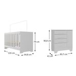 Quarto-de-Bebe-com-Comoda-4-Gavetas-1-Porta-e-Berco-3-em-1-Catavento-Maya-Rodial