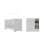 Quarto-de-Bebe-com-Comoda-4-Gavetas-1-Porta-com-Janela-e-Berco-3-em-1-Maya-Rodial
