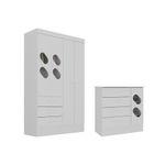 Quarto-de-Bebe-com-Guarda-Roupa-4-Portas-3-Gavetas-e-Comoda-4-Gavetas-1-Porta-com-Janela-Maya-Rodial
