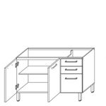 Balcao-2-Portas-3-Gavetas-120cm-com-Pes-100--MDF-May-Cadorin-Moveis