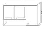 Armario-Aereo-3-Portas-120cm-Vidro-Reflecta-100--MDF-May-Cadorin-Moveis