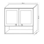 Armario-Aereo-2-Portas-80cm-Vidro-Reflecta-100--MDF-May-Cadorin-Moveis