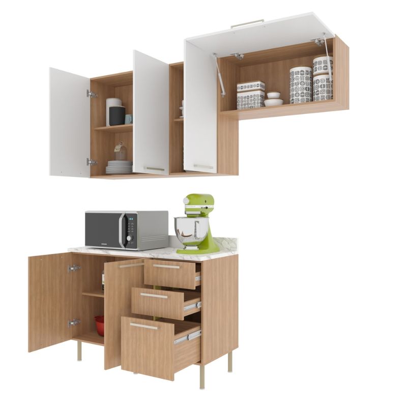 Cozinha-Modulada-3-Pecas-com-Tampo-Dalia-Tecno-Mobili