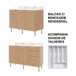 Cozinha-Modulada-3-Pecas-com-Tampo-Tulipa-Tecno-Mobili