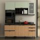 Cozinha Modulada 3 Peças com Tampo Begônia Tecno Mobili