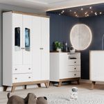 Quarto-de-Bebe-com-Guarda-Roupa-4-Portas-e-Comoda-3-Gavetas-Lola-Henn