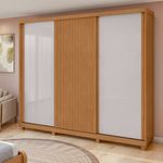 Guarda-Roupa-Casal-com-Pes-3-Portas-de-Correr-Glass-Ollie-Lopas